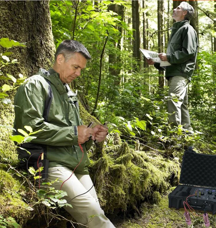 Set portable high precision metal detector 2m wide /1.5m deep detectable range