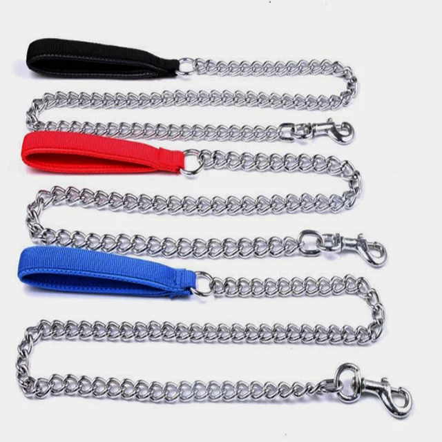 1,6 мм до 4,2 мм бесшовных товары для домашних животных собак животных витая Цепочка с карабином для домашних животных цепи кубинская цепь для собак