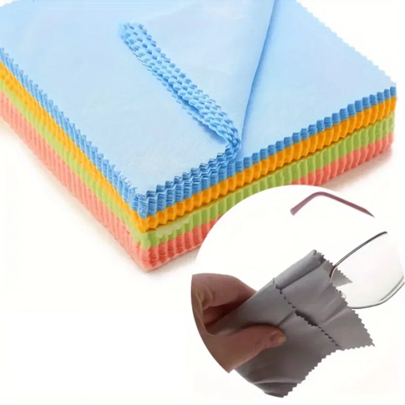 Reusable Streak-Free Ultra-Soft Microfiber Glasses Cleaning Cloths for Effective Lens, Phone, and Screen Cleaner