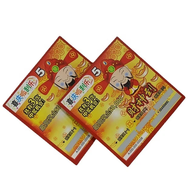 High Quality Cheap Price Buy Scratch Card Debit Buy Cardboard Game Scratch Card