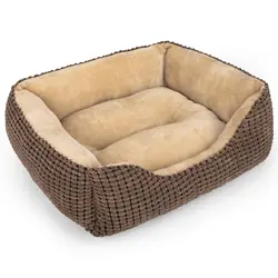 Relaxlines Custom Durable Waterproof Luxury Dog Bed Memory Foam Suede Pet Bed Cat Dog Sofa  bed