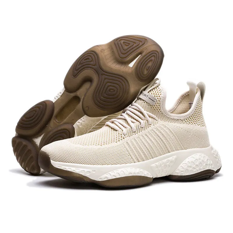 Кроссовки для мужчин, дышащие, Вулканизированная подошва, Повседневная прогулочная спортивная обувь для бега, для улицы, путешествий, фитнеса