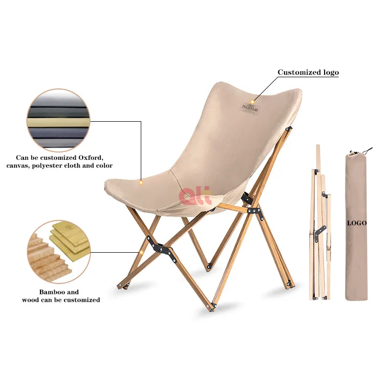 portable easy folde bamboo woode camping travel chair bamboo furniture fold up chairs cheap price folding outdoor bamboo chair