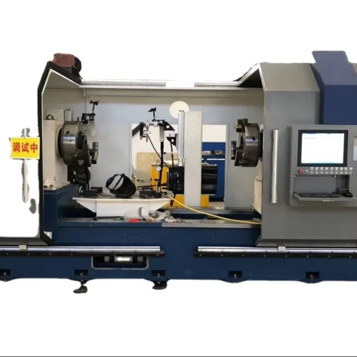 Сварка TIG для алюминиевого фланца с сварочным аппаратом 3D CNC