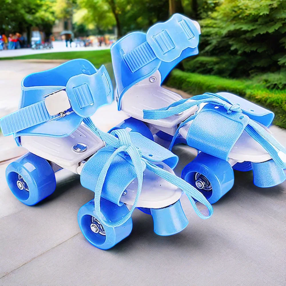 Adjustable Kids Skates for Boys and Girls High Quality Quad Speed Roller with Front Brakes for Summer and Spring