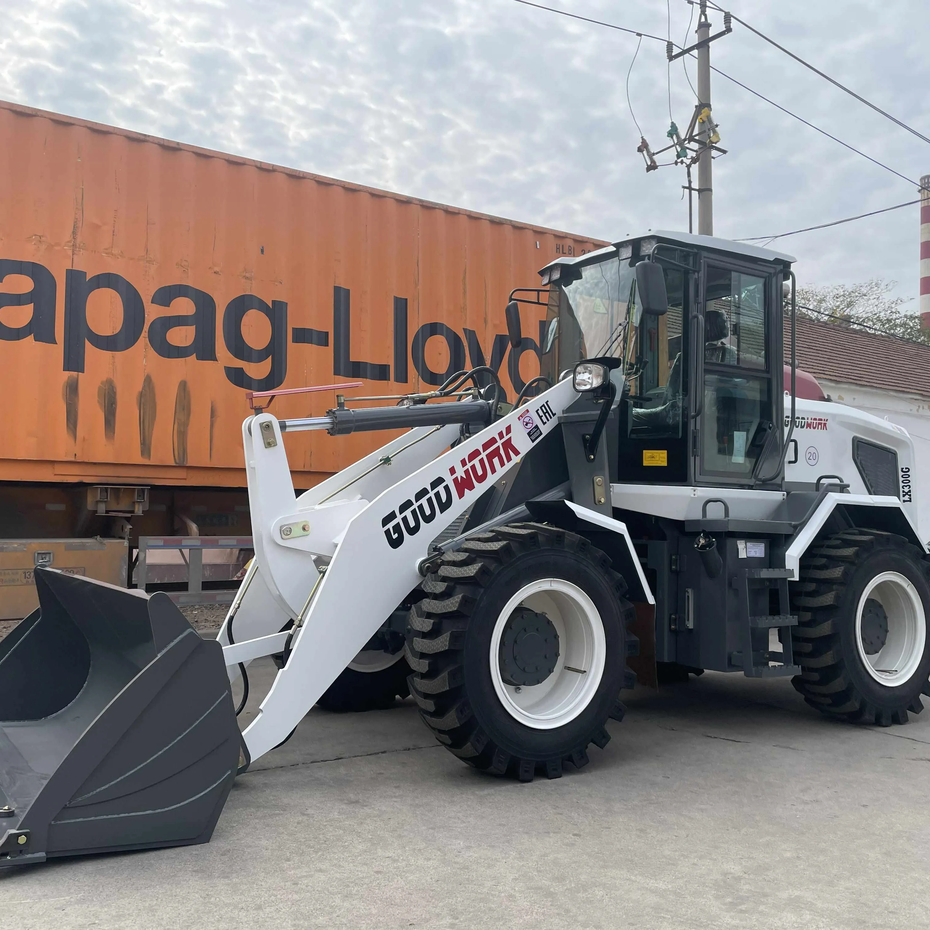 Small Mini CE/EPA 2700 Kg 1 Ton 2 Ton 3 Ton Machinery Wheel Bucket Wheel loader