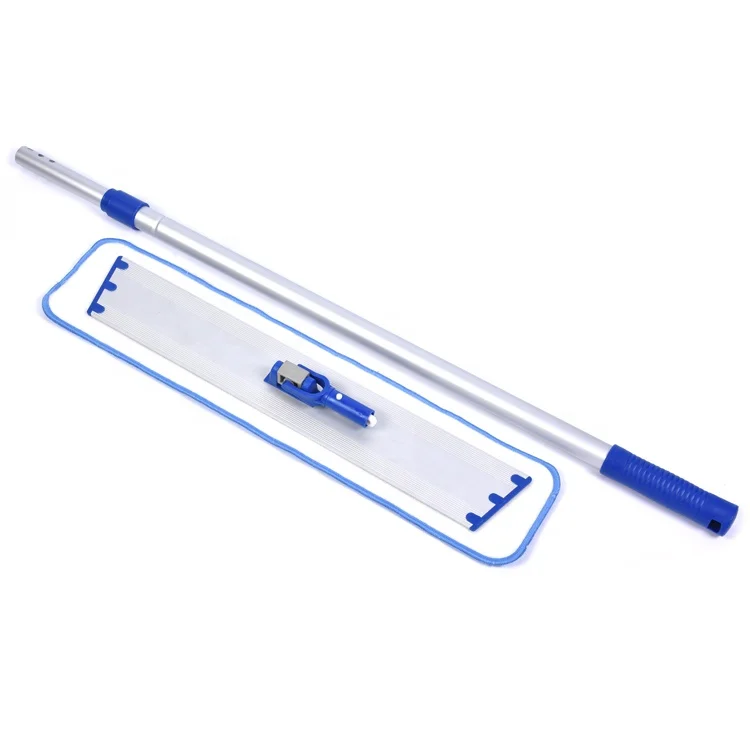 Customized New Microfiber Wet and Dry Telescopic Aluminum Pole Microfiber Pad floor Cleaning Magic Mop