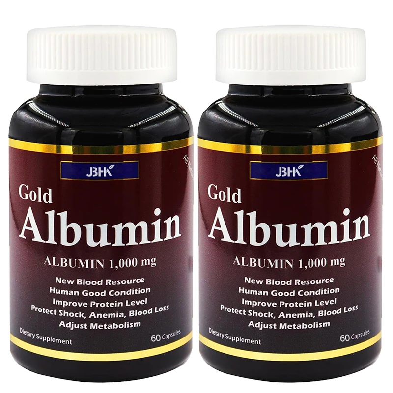 OEM Albumin Protein Supplement Extra Strength  60/120 Capsule Healthy Kidney Liver Promote General Wellness Energy Support Life