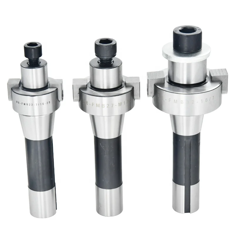 
Taper Shank R8 FMB22 FMB27 FMB32 FMB40 Face Milling Chuck Chuck Metric M12 inch 7/16 