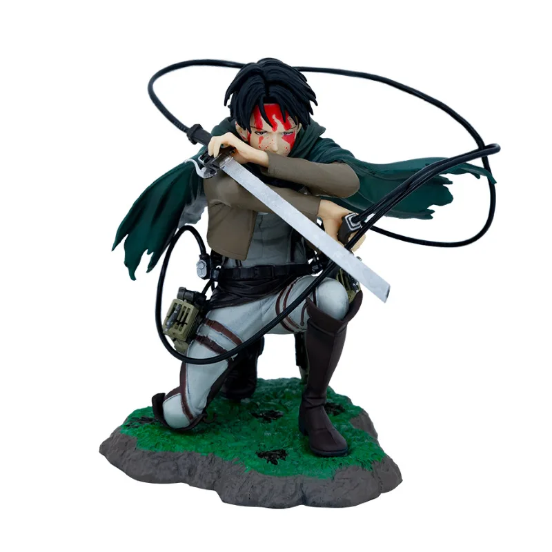 Japanese Anime Attack on Titan action figure Levi Eren Mikasa Anime figures cheap price PVC figure dolls