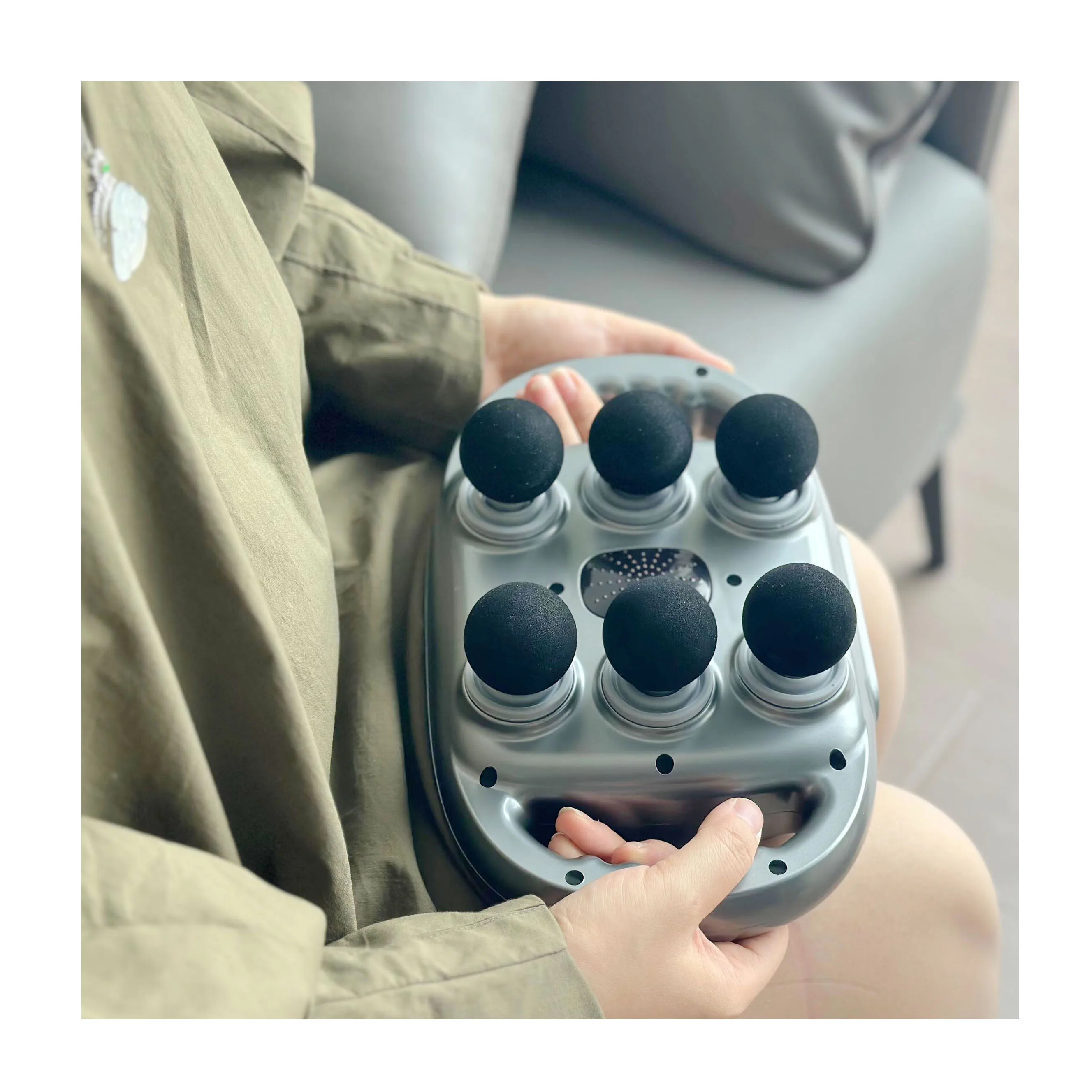 6-Head  Massage Gun Portable Electric muscle massager gun After Fatigue massage gun