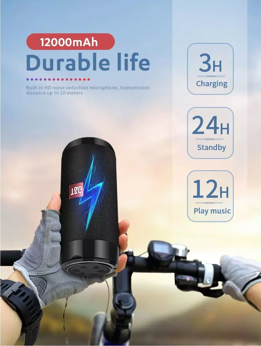 Портативный мини Tg 117 профессиональные колонки Bluetooths Водонепроницаемый Открытый динамик с Fm радио 2020