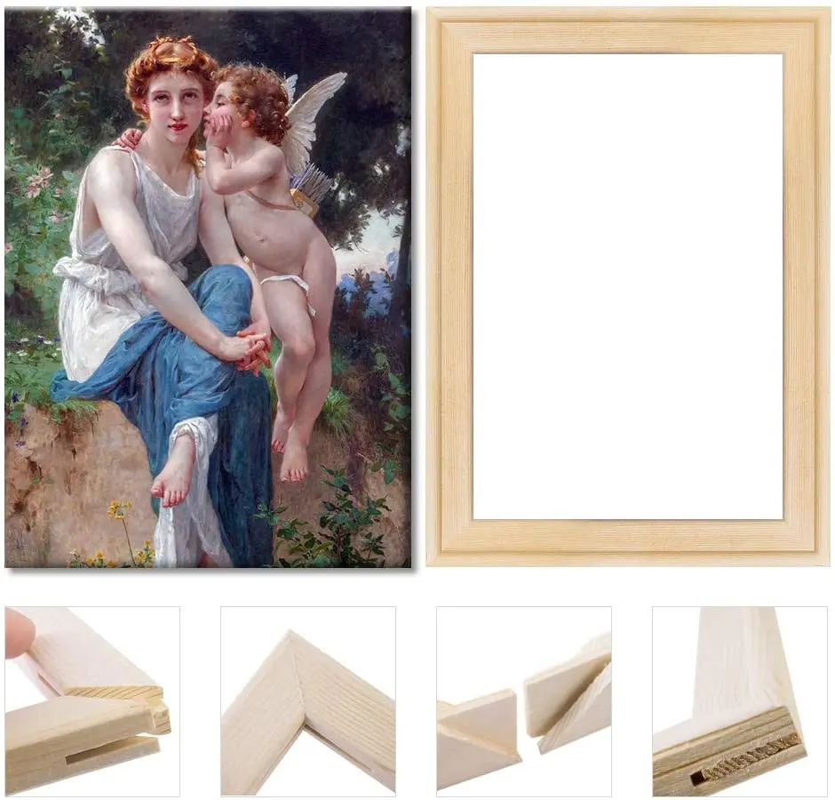 Art Stretcher Bars DIY Wooden Art Stretcher Frames Wooden Art Frame Set for Paintings