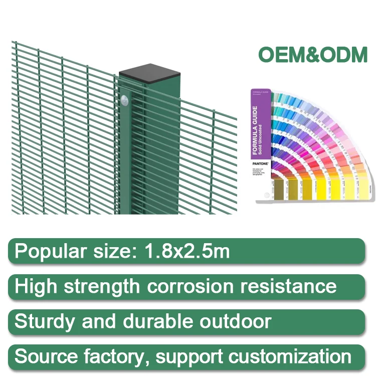 China Factory Hot Selling Anti-Climbing Fencing Security Fencing Panels Good Price 358 Fence Panels
