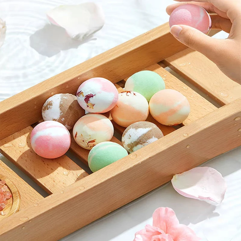 Wholesale Hot Selling Bubble Bath Bomb Gift Set Handmade Salt Bath Gentle Bath Ball Bomb