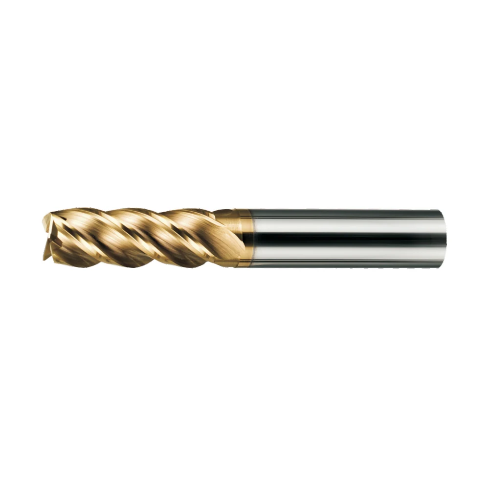 Wxsoon 4 Flutes HP58 38 Spiral Angle Flat Type Tungsten Carbide End Mill For Stainless Steel