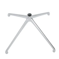 Поставка Профессионального литого под давлением алюминия, 4 звезды, металлический полированный поворотный стул для офисной мебели