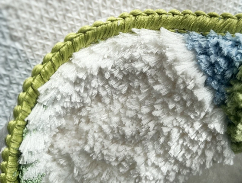 Hand-Tufted Moss Carpet Anime Color Rug Living Room Home Decor Rugs Handmade Art Mats Fluffy Bedroom Bedside Tufted Floor Mat