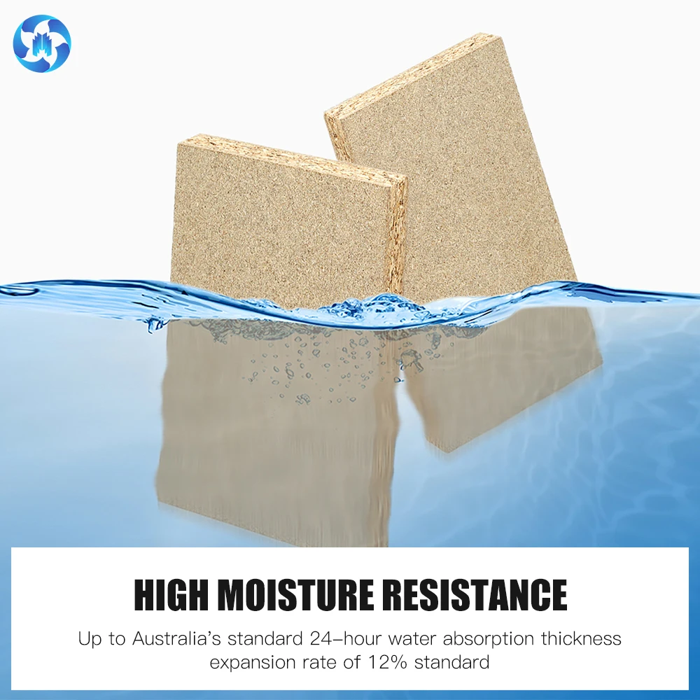 F4 Stars Grade 1220*2440*8mm Thin Chipboard Sheets Flakeboards Exterior Wall Siding Panels Particle Board