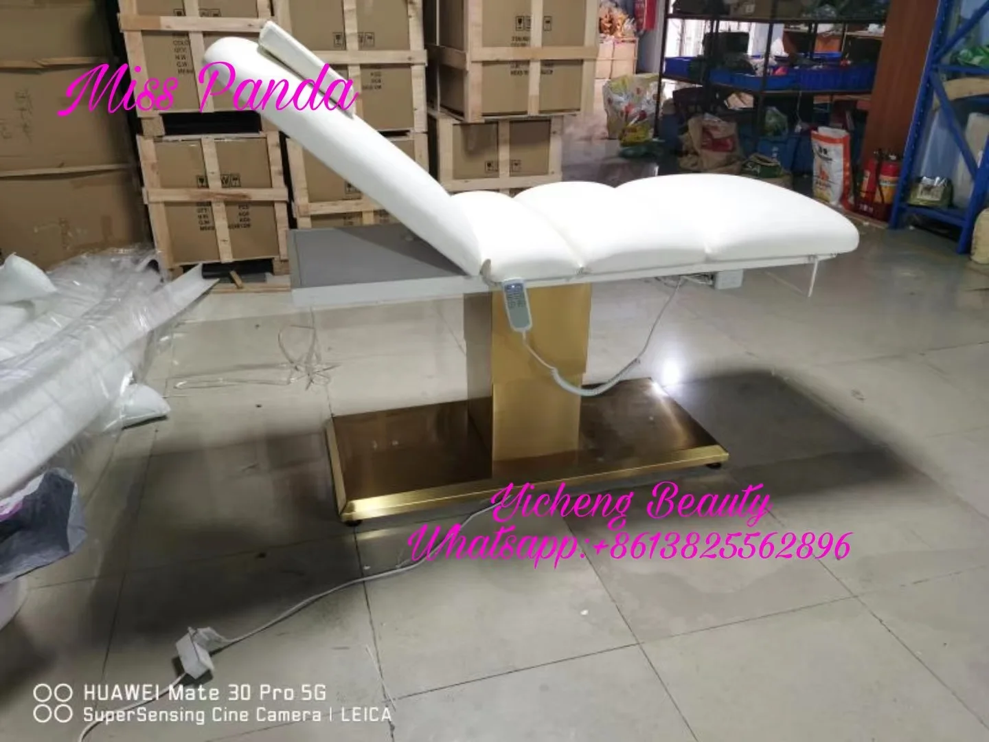 Yicheng Beauty factory direct sale 3 motors massage table beauty salon furniture lash bed spa beauty facial massage bed for sale