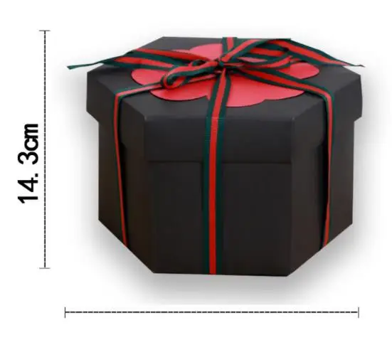  Небольшое количество заказов индивидуальный цвет и логотип напечатанная взрывобезопасная Подарочная коробка на день рождения