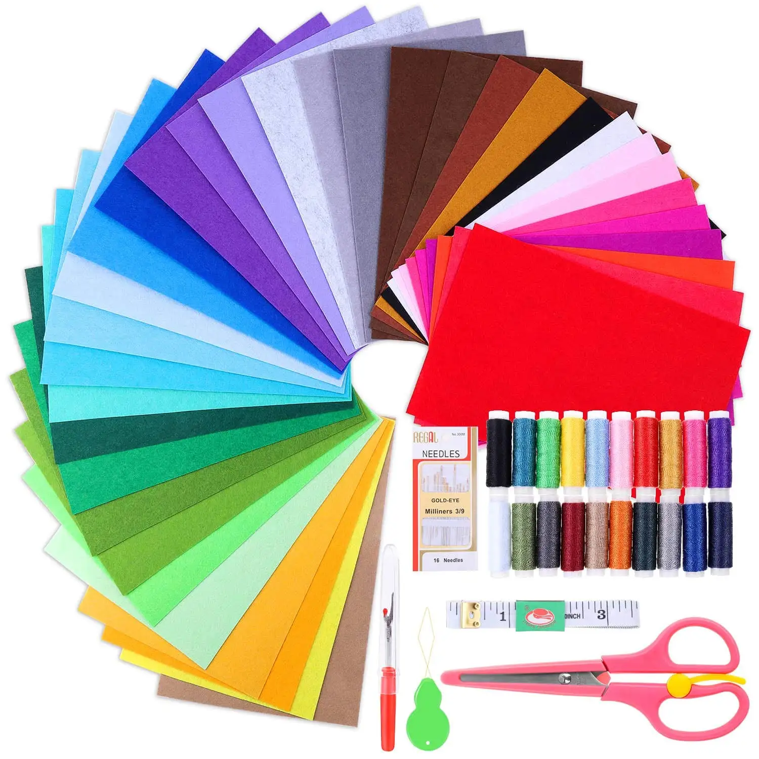 Войлочные листы 40 цветов