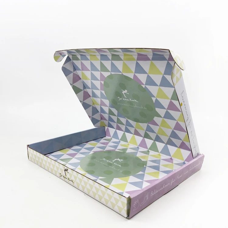 Round Boxes With Logo Packaging Clothing Mailer Honey Shipping Custom Printing Corrugated Box