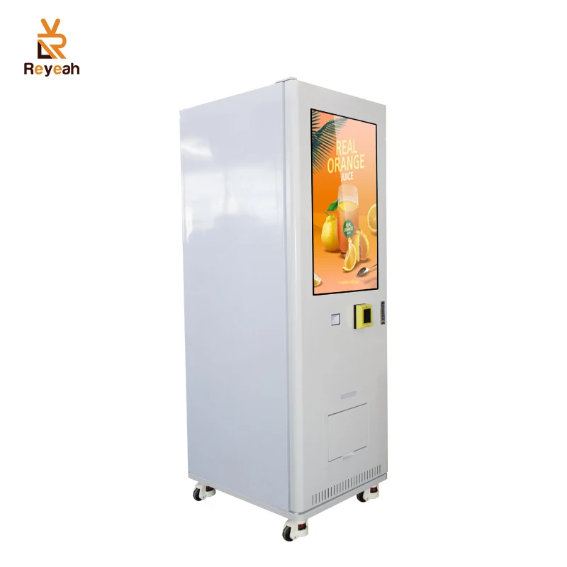 32 inch touch screen wifi smart vending machine freezing egg soda coffee vending machine fully automatic for cold food