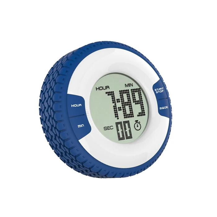 J&R Novelty Cooking Tools Multifunction Round Digital Countdown Countup 24 Hour Timer Kitchen Clock with Magnet Stand