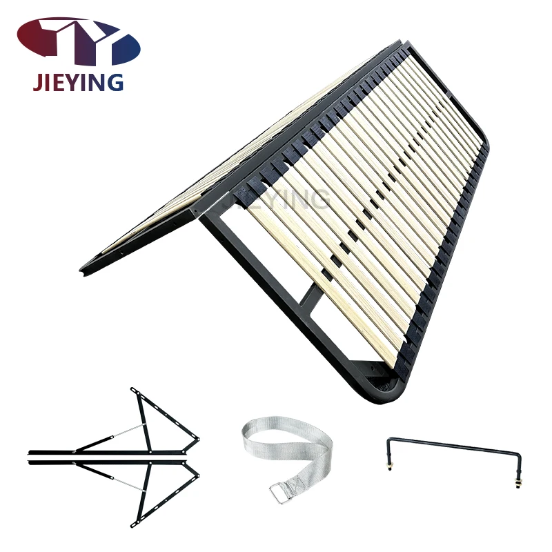 Jieying Factory Direct Sale Furniture Hardware Space Saving Bed Frame with Bed Lifter Mechanism
