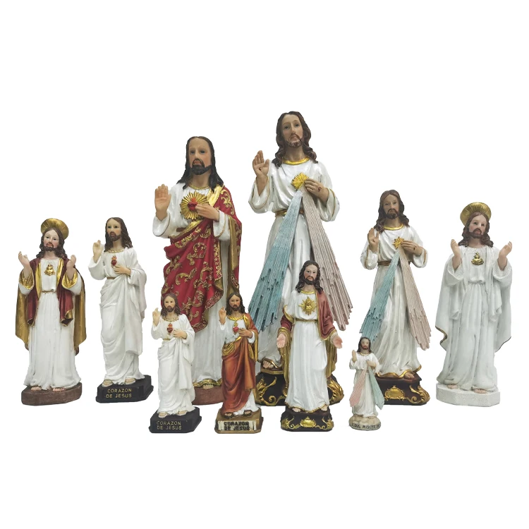 10-20cm Resin Jesus Religious Figurine Factory Supply