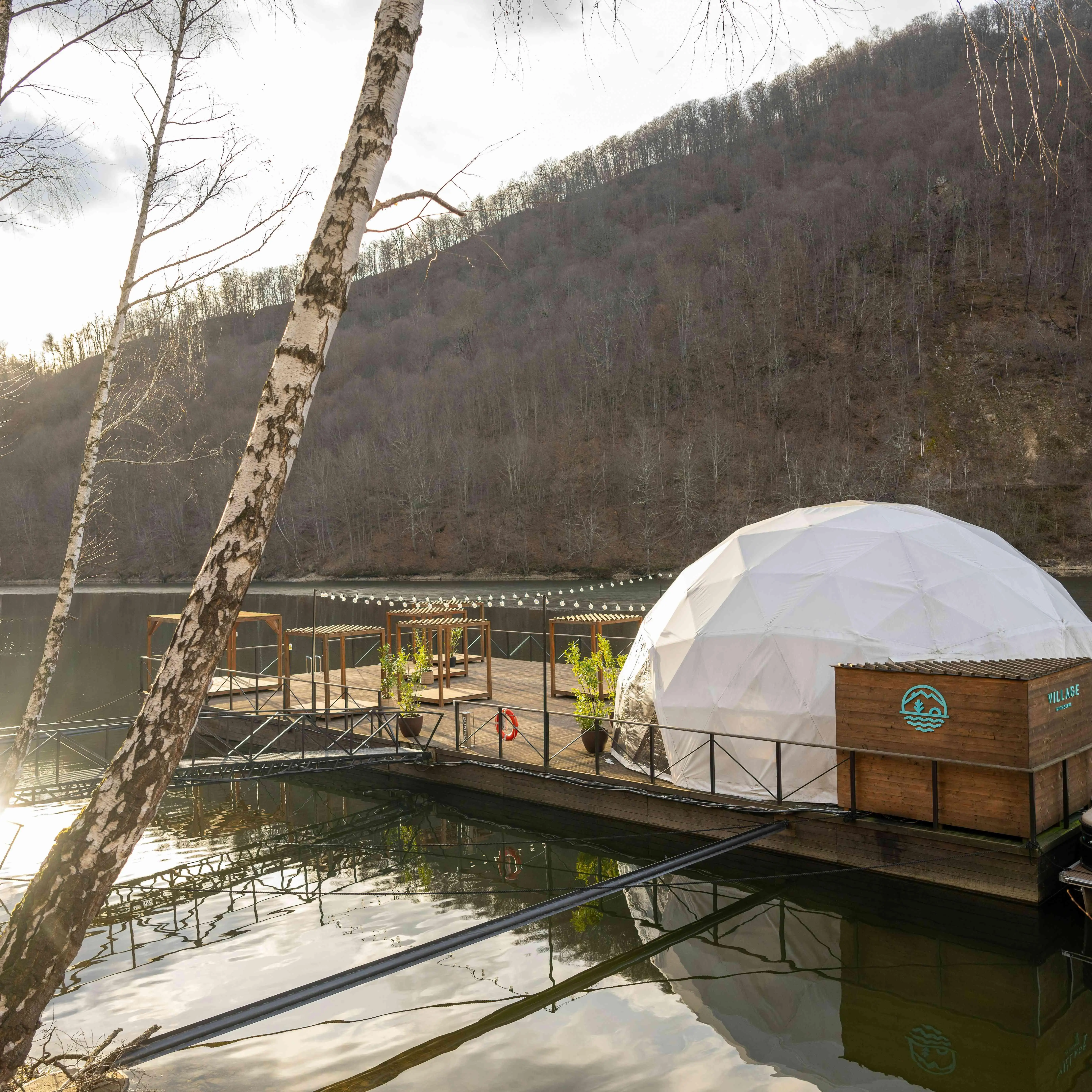 Заводская цена геодезическая купольная палатка лучший выбор для кемпинга четырехсезонная уличная глэмпирная с ванной комнатой