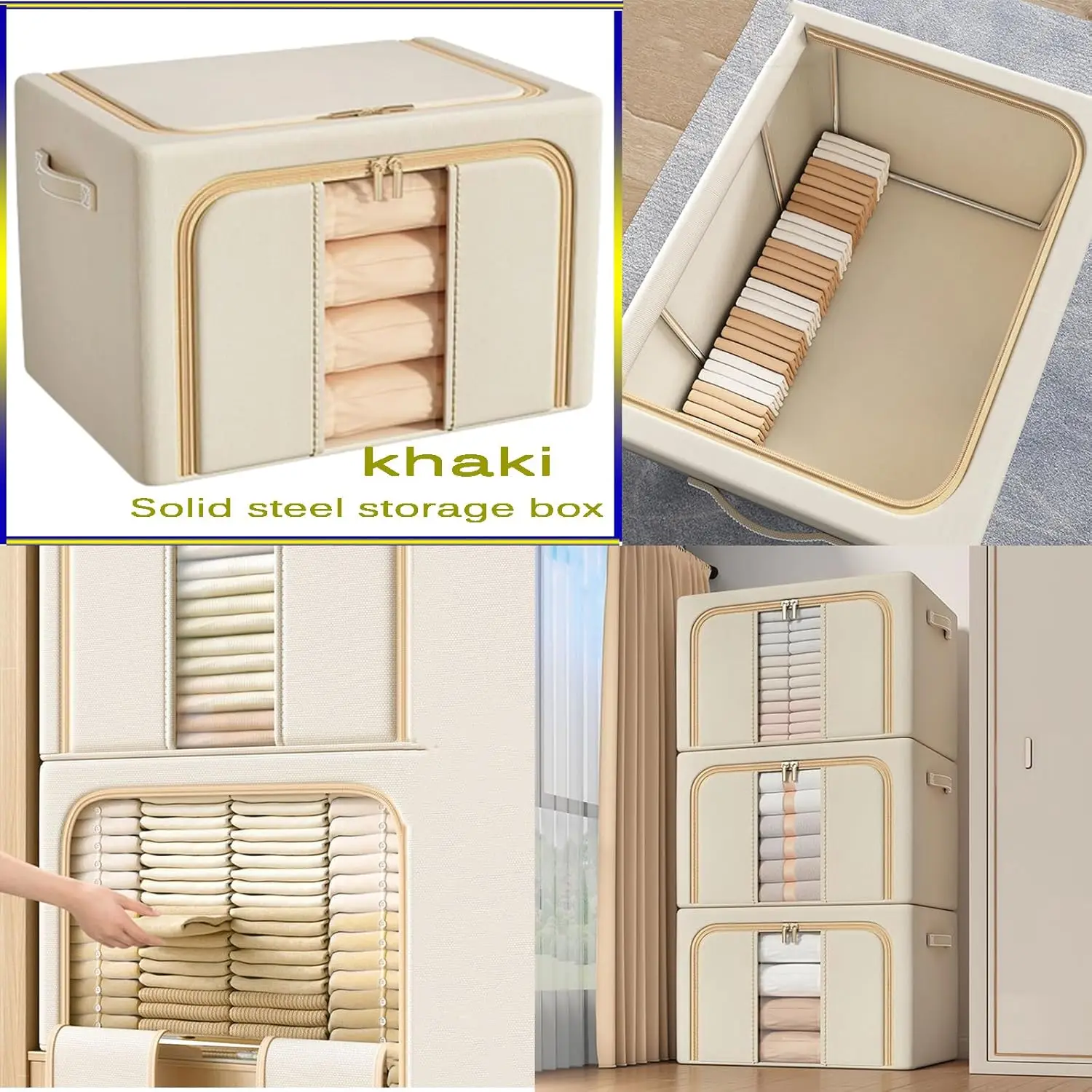 Clothes Storage Oxford Storage Bag Clothes Organiser Bins Foldable Closet Organizers And Storage Containers With Handles