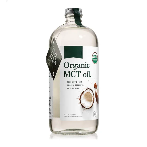 Private Label Organic MCT Oil Cold Pressed Fractionated Coconut Oil