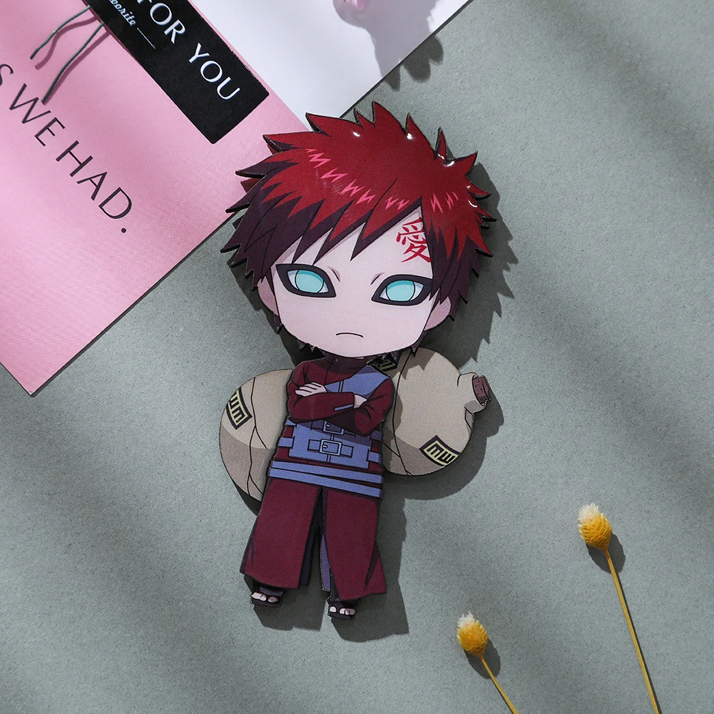 9 design Wooden Refrigerator magnets for Anime Ninja Uzumaki Akatsuki Itachi fans