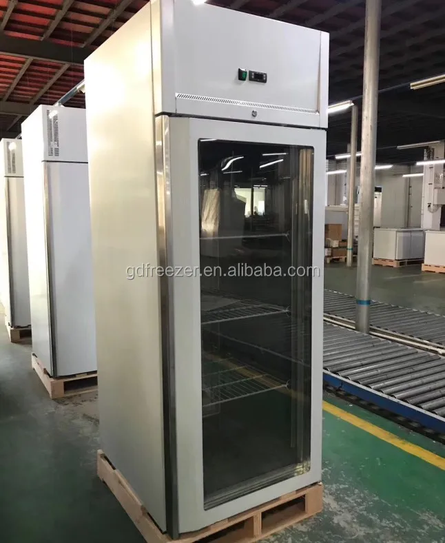 Profession Catering Refrigeration Equipment Single Door Kitchen Upright Freezer Stainless Steel Reach in Freezer