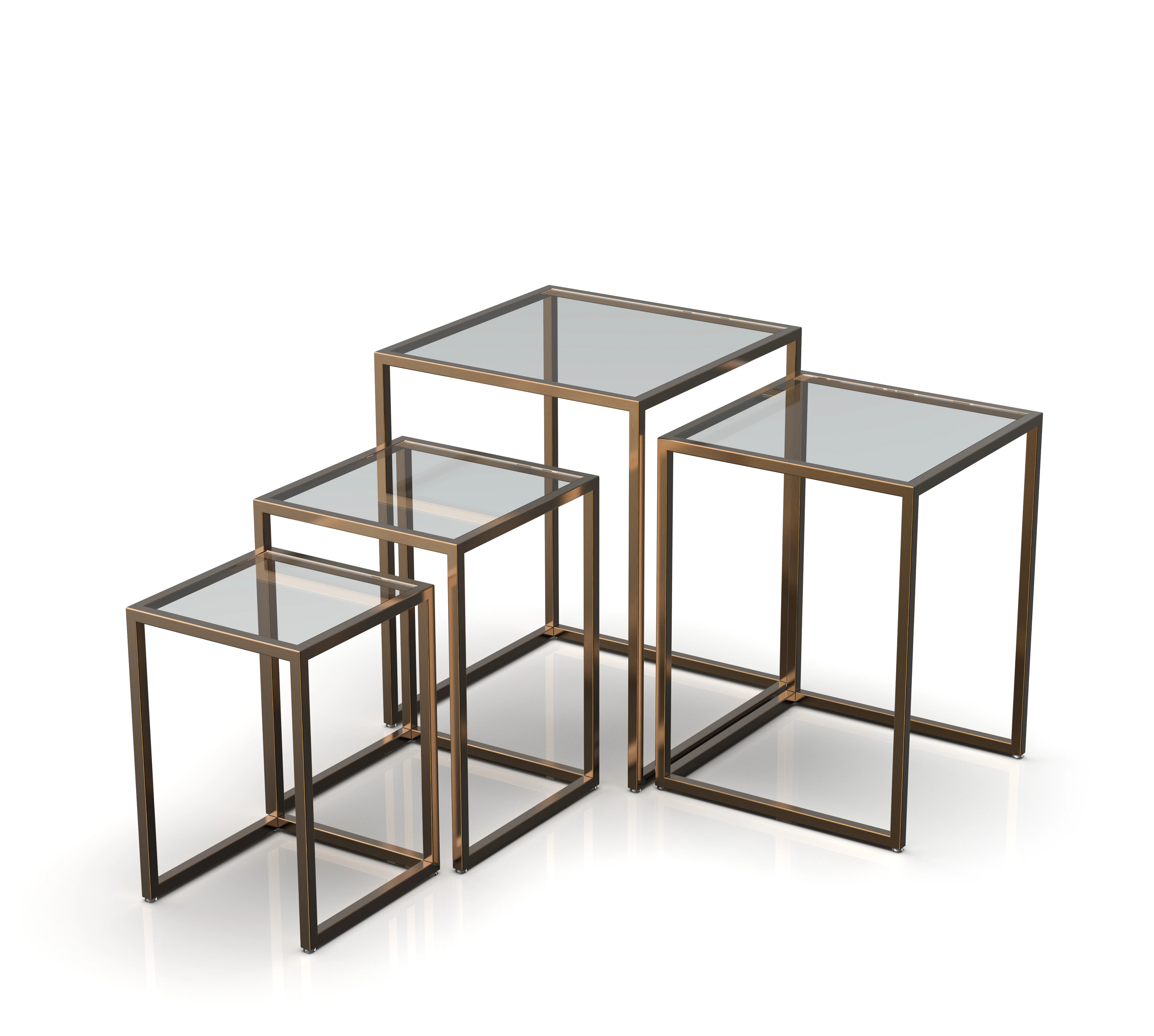 Hotel equipments Rectangle Glass Noodles Buffet Table for Restaurant Banquet Hotel or Family