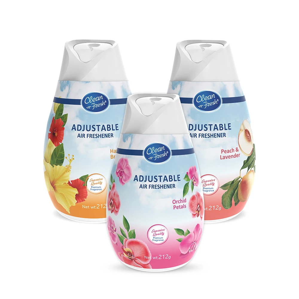 2-in-1 Power Eliminates Odors Releases Fragrance 212g Solid Gel Air Freshener