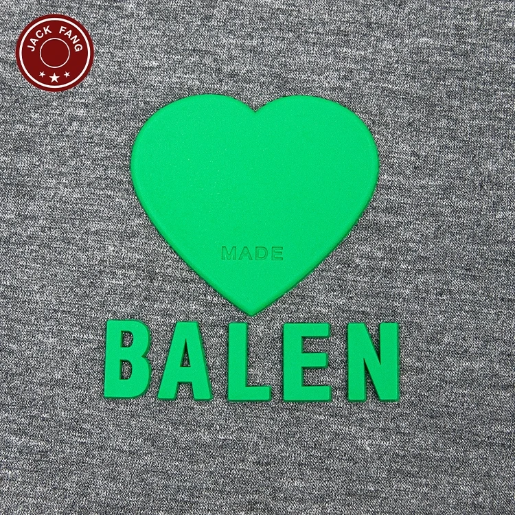 Изготовленный На Заказ 3d-логотип бренда, 3D резиновая силиконовая вдохновляющая футболка, виниловая печать, тепловая печать