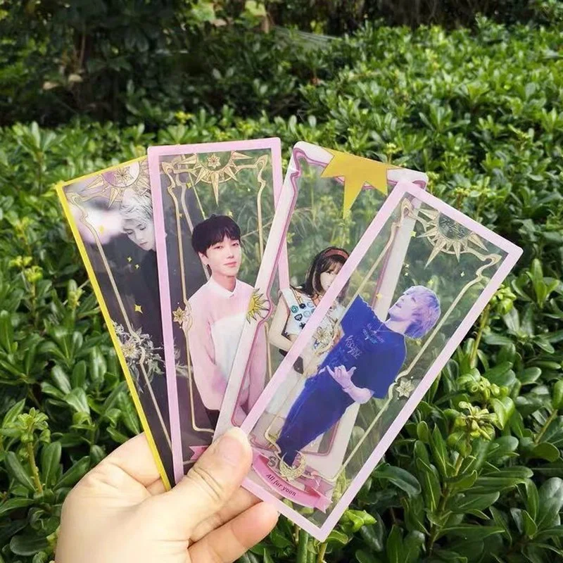 Wholesale Custom logo print 2023 Kpop PVC Transparent photocard ticket calendar for event