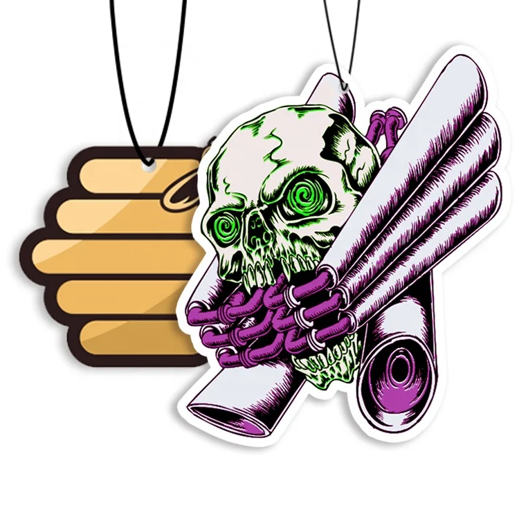 Customized natural air freshener for car name brand air fresheners