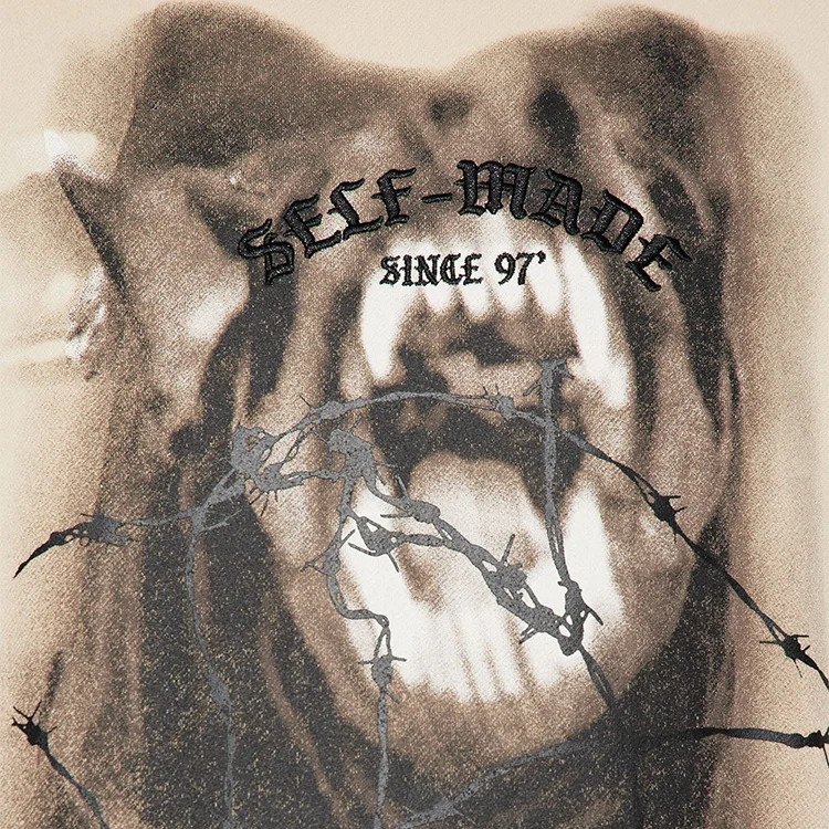 New Arrival Vintage Casual Crew Neck Digital printing Pullover Sweatshirt Hoodie Embroidery Logo Plus Size Hoodies