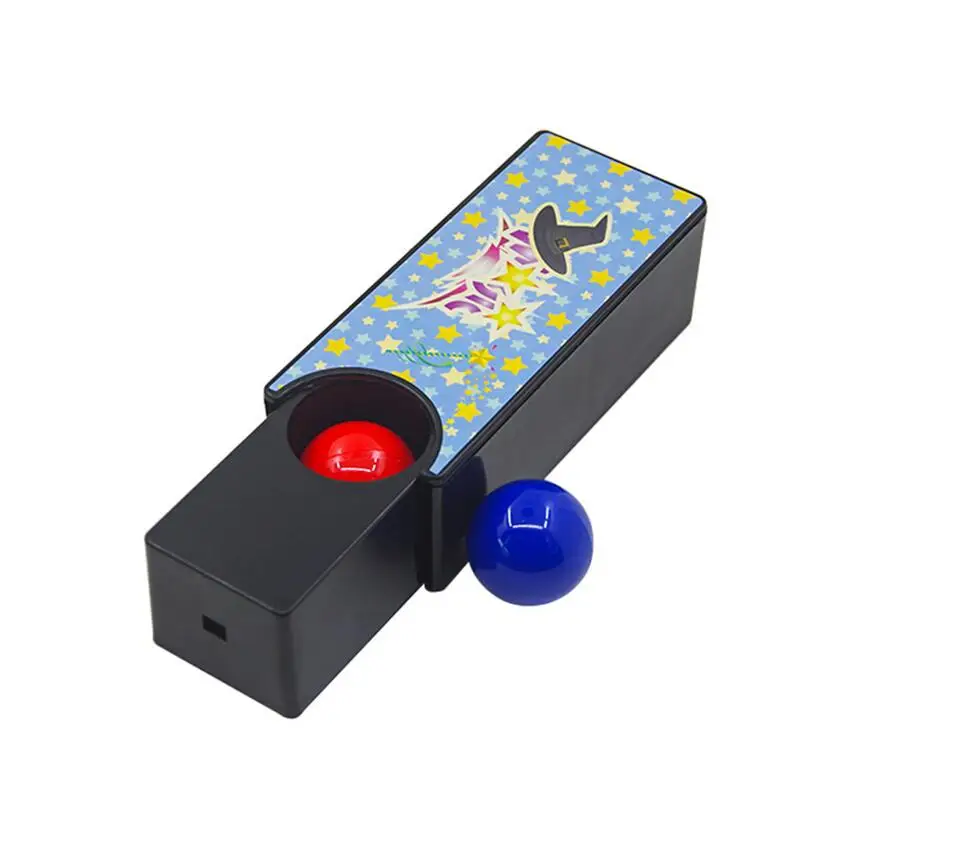 Box Turning The Red Ball Into The Blue Ball Magic Tricks Close Up Magia New Changeable Magie Mystery Box Gimmick Props Magica