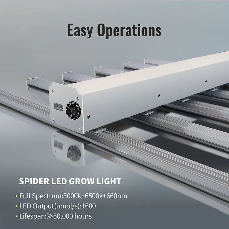 Custom Led Grow Equipment Height Adjustable Uv Ir Flower Switch Detachable Canopy Led Grow Slim Led Bar Light
