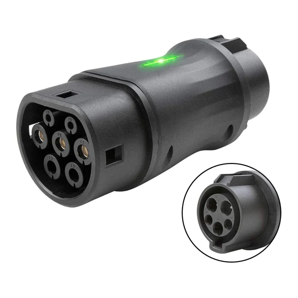 Type 2 To Gbt Socket Adapter Ev Female Charging Connector Plug Conversion Adapter