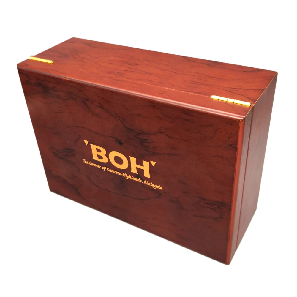 Горячая Распродажа, оптовая продажа, популярные матовые чайные пакеты из розового дерева с 6 отделениями, подарочная коробка