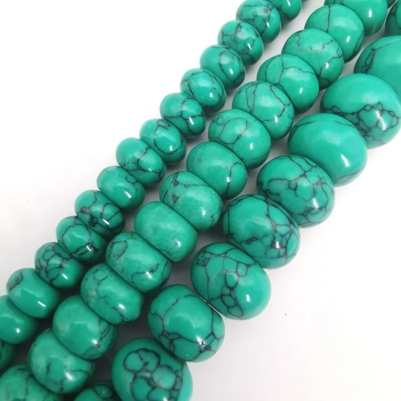 Четки Howlite Бирюзовый Камень для молитв тасбих привлекательные бусины и бочки медитации ювелирные изделия ручной работы аксессуары