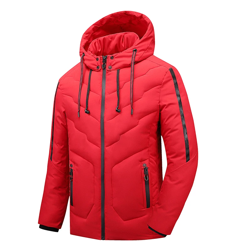 Hot Sale Winter Jackets Men Fashionable Puffer Coat Hooded Down Coat Goose Jacket