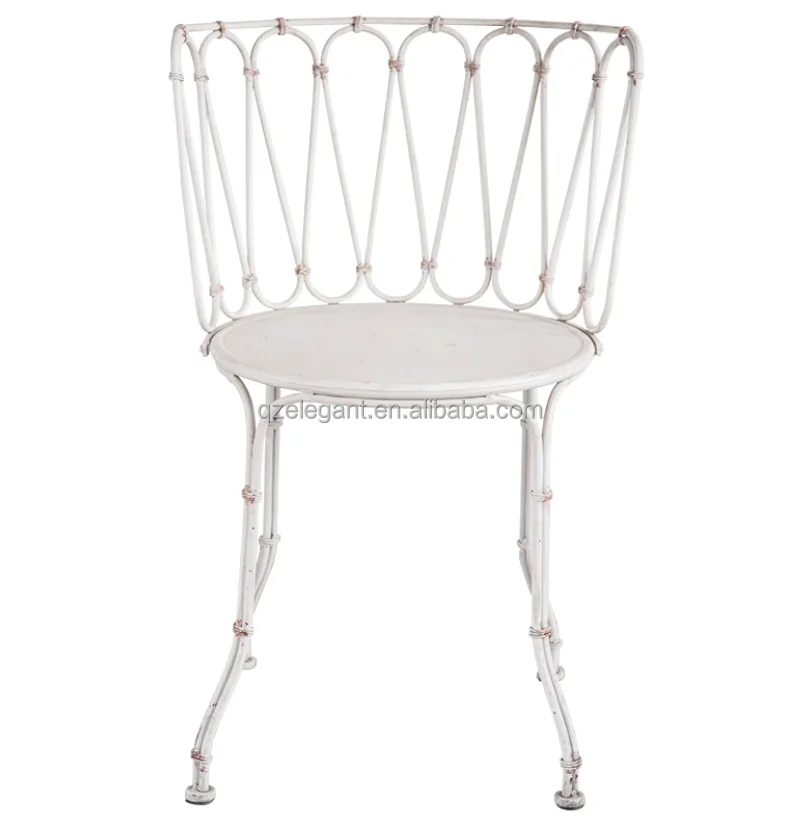 Custom metal outdoor furniture tables and chair french