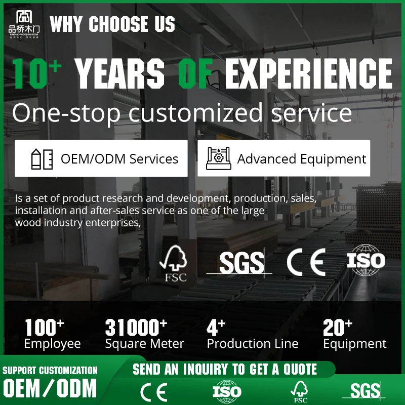 Modern White Solid Wood Grain Moulded Door Finished Hollow Core MDF for Bedroom Interiors-for Hotel Villa or Apartment